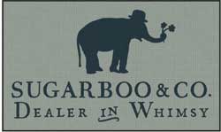 6' x 10' (70" x 118") Waterhog Inlay SUGARBOO  Indoor/Outdoor Logo Mat