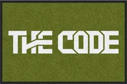 2' x 3' ( 24" x 35" ) ColorStar Impressions THE CODE Indoor Logo Mat