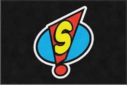 4' x 6' (45" x 69") Digiprint HD  SCRUBTASTIC BLACK  Indoor Logo Mat
