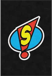 4' x 6' (45" x 69") Digiprint HD  SCRUBTASTIC BLACK  Indoor Logo Mat