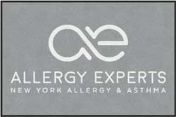 4' x 6' (45" x 69") Colorstar Impressions ALLERGY EXPERTS  Indoor Logo Mat