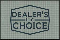 4' x 6' (45" x 69") Waterhog Inlay  DEALER'S CHOICE  Indoor /Outdoor Logo Mat