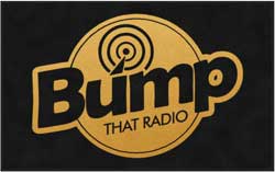 5' x 8' (58" x 95") ColorStar Impressions BUMP THAT RADIO Indoor Logo Mat