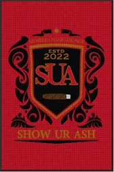 4' x 6' (45" x 69") Waterhog Impressions HD SHOW UR ASH  Indoor/Outdoor Logo Mat