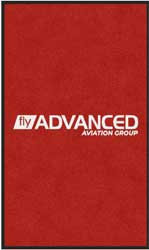 3' x 5' (35" x 59") ColorStar Impressions FLY ADVANCED 2 Indoor Logo Mat