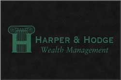 4' x 6' (45" x 69") Colorstar Impressions HARPER & HODGE  Indoor Logo Mat