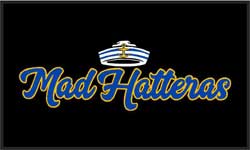 3' x 5' (35" x 58") Berber Impressions HD MAD HATTERAS  Indoor-Outdoor Logo Mat