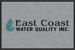 2' x 3' ( 24" x 35" ) ColorStar Impressions  EAST COAST  Indoor Logo Mat