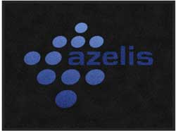 3' x 4' (35" x 47") ColorStar Impressions AZELIS  Indoor Logo Mat