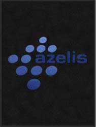 3' x 4' (35" x 47") ColorStar Impressions AZELIS  Indoor Logo Mat