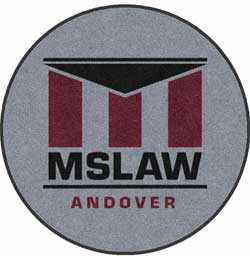 6' Round (68" inches) Digiprint HD Custom Shape  MSLAW  Indoor Logo Mat