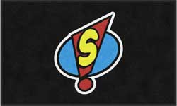 3' x 5' (35" x 58") Digiprint HD SCRUBTASTIC BLACK Indoor Logo Mat