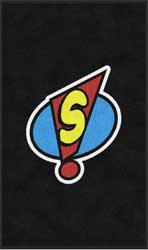3' x 5' (35" x 58") Digiprint HD SCRUBTASTIC BLACK Indoor Logo Mat