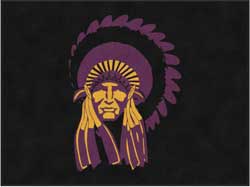 6' x 8' (68" x 95") Digiprint HD INDIAN HEAD Indoor Logo Mat