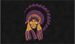 6' x 10' (68" x 119") Digiprint HD INDIAN HEAD  Indoor Logo mat