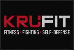 4' x 6' (45" x 69") Waterhog Impressions HD KRUFIT  Indoor/Outdoor Logo Mat