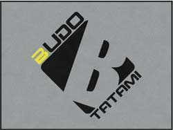 6' x 8' (68" x 95") ColorStar Impressions BUDO TATAMI  Indoor Logo Mat