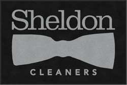 4' x 6' (45" x 69") Colorstar Impressions SHELDON CLEANERS  Indoor Logo Mat
