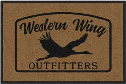 2' x 3' ( 24" x 35" ) ColorStar Impressions  WESTERN WING  Indoor Logo Mat