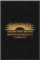 2 'x 3' (24" x 35") Digiprint HD  GOLDEN WEST   Indoor Logo Mat