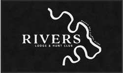 3' x 5' (35" x 58") Digiprint HD RIVERS  Indoor Logo Mat