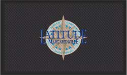 3' x 5' (35" x 56") Superscrape Impressions LATITUDE Rubber Logo Mat
