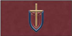 6' x 12' (68" x 143") Colorstar Impressions VICTORY IN CHRIST Indoor Logo Mat