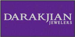 4' x 8'(45" x 95") Waterhog Inlay DARAKJIAN Indoor/Outdoor Logo Mat