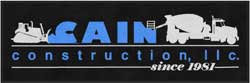 2' x 6' (24" x 69") ColorStar Impressions CAIN CONSTRUCTION  Indoor Logo Mat
