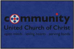 4' x 6' (45" x 69") Colorstar Impressions CUCC  Indoor Logo Mat
