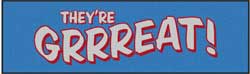 3' x 10' (35" x 119") Waterhog Impressions HD BYRD THEY'RE GREAT Indoor/Outdoor Logo Mat