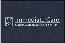 4' x 6' (45" x 69") Digiprint HD IMMEDIATE CARE  Indoor Logo Mat