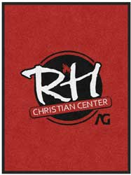 3' x 4' (35" x 47") Digiprint HD REACHING HANDS Indoor Logo Mat