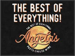3' x 4' (35" x 47") Digiprint HD ANGELA'S Indoor Logo Mat