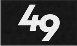 3' x 5' (35" x 59") ColorStar Impressions FORTY NINE Indoor Logo Mat