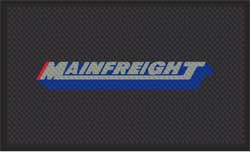 3' x 5' (35" x 56") Superscrape Impressions  MAINFRIEGHT  Rubber Logo Mat