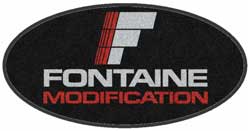 6' x 12' (68" x 143") Oval Digiprint HD Custom Shape FONTAINE  Indoor Logo Mat