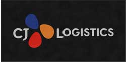 4' x 8' (45" x 95") ColorStar Impressions CJ LOGISTICS  Indoor Logo Mat