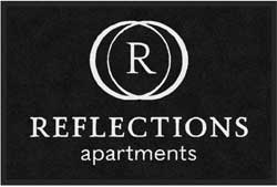 2 'x 3' (24" x 35") Digiprint HD REFLECTIONS Indoor Logo Mat