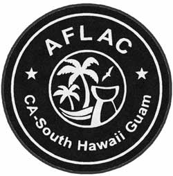 3' Round (35" inches) Digiprint HD Custom Shape AFLAC  Indoor Logo Mat