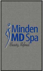 3' x 5' (35" x 58") Waterhog Impressions HD MINDEN MD SPA  Indoor-Outdoor Logo Mat