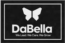 4' x 6' (45" x 69") Digiprint HD DABELLA  Indoor Logo Mat