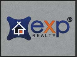 3' x 4' (35" x 47") ColorStar Impressions EXP REALTY  Indoor Logo Mat