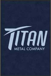 4' x 6' (45" x 69") ColorStar Impressions  TITAN  Indoor Logo Mat
