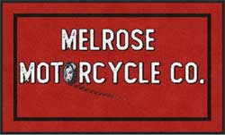 3' x 5' (35" x 59") ColorStar Impressions MELROSE MOTORCYCLE   Indoor Logo Mat