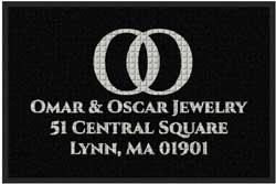 2' x 3' (24" x 35") Waterhog Impressions HD OMAR & OSCAR Indoor-Outdoor Logo Mat