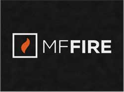 6' x 8' (68" x 95") ColorStar Impressions MF FIRE Indoor Logo Mat
