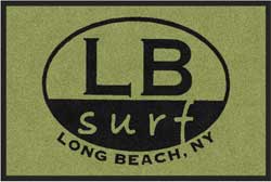 2' x 3' ( 24" x 35" ) ColorStar Impressions LB SURF  Indoor Logo Mat