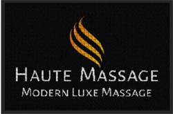 2' x 3' (24" x 35") Waterhog Impressions HD HAUTE MASSAGE  Indoor-Outdoor Logo Mat