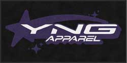 3' x 6' (35" x 69") Digiprint HD  YNG APPAREL Indoor Logo Mat